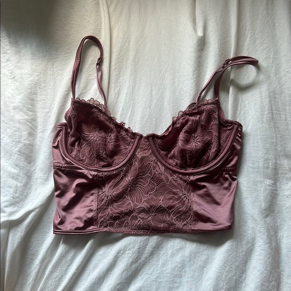 Gilly Hicks Pink Lace Bra Intimates Sleepwear